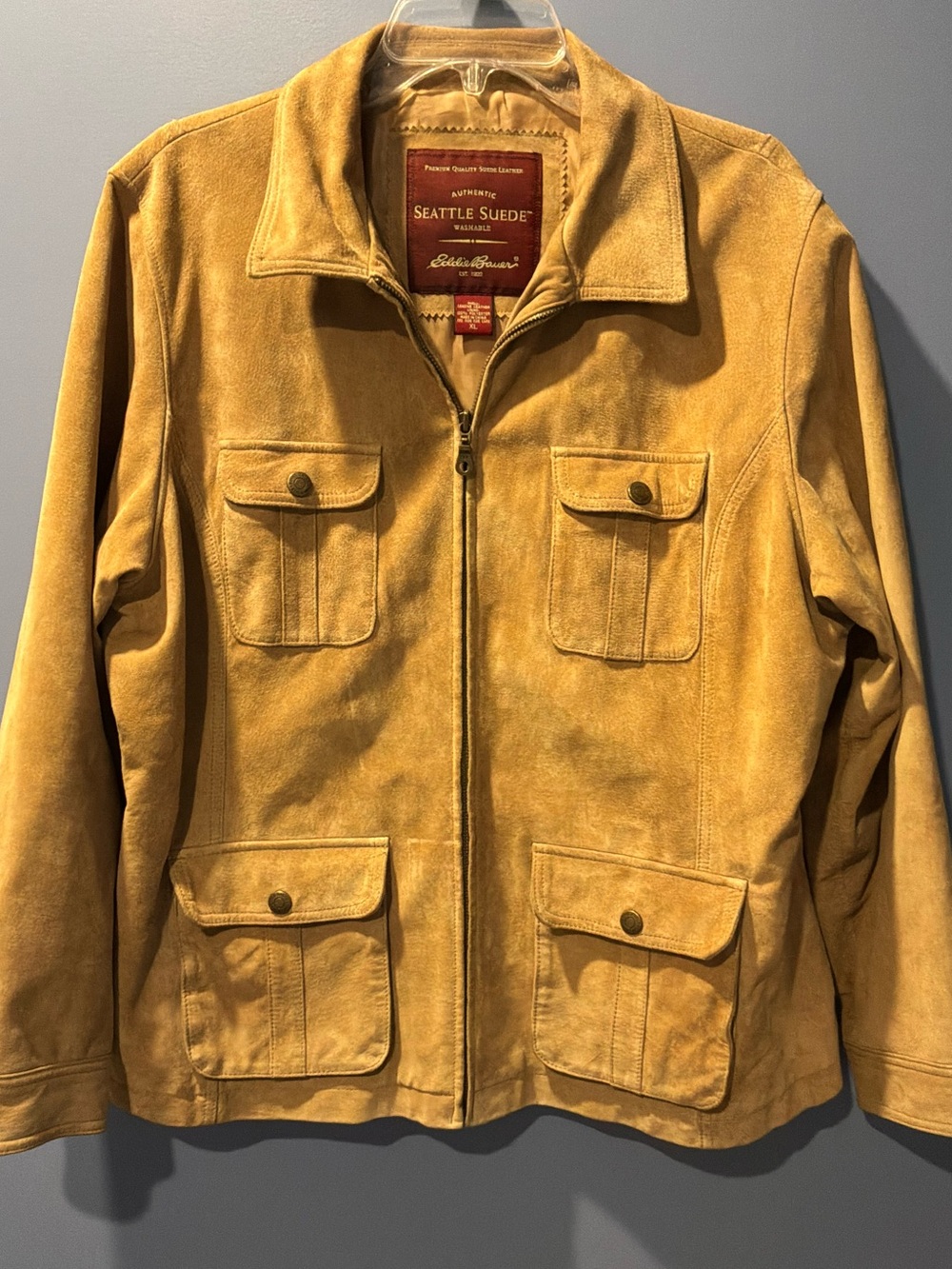 Eddie Bauer Suede Field Jacket